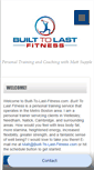 Mobile Screenshot of built-to-last-fitness.com
